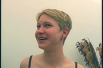 Shorthaired amateur German takes her clothes off - KLBR Produktion