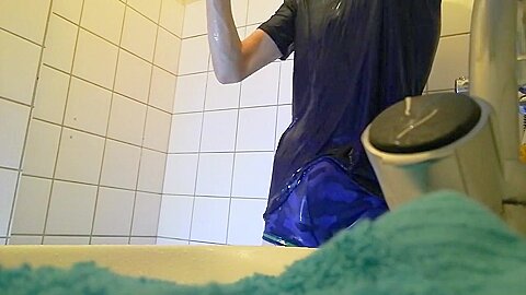Shower Wank With Cum Load In The Sink