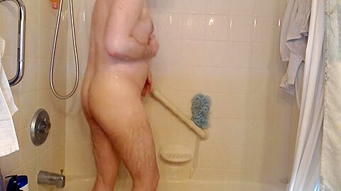 Showering Again Playing With My Dick