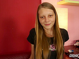 Shy Girl At Her First Casting - Porncz