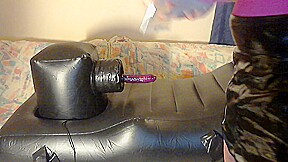 Sissy Tiffany Machine Fucked in Chasttiy