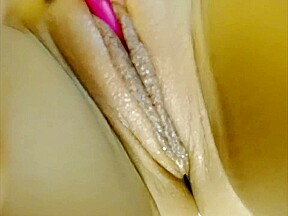 Skinny Angela Up Close Wet Pink Pussy Masturbation