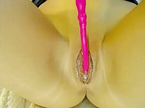 Skinny Angela Up Close Wet Pink Pussy Masturbation