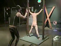 Slave Takes A Ball Bashing