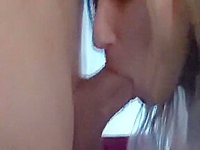 Slim blonde gets a mouthful CD2010