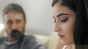 Slut stepdaughter teen 18+ hard punished by her angry stepdad