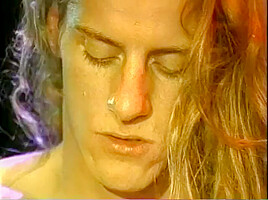 Slutty Hot Blonde Woman Sucks Long Haired Males Cock