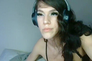 Slutty Tgirl Plays With Fuck Buddy