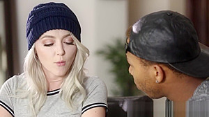 Slutty blonde teenager 18+ bounces