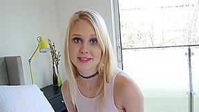 Slutty stepsister Lily Rader succumbs to her bros dick