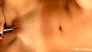 Small Tits Brunette Missy Stone Makes Her Shaved Pussy Cum With A Dildo!