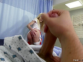 Smallboob nursing ts sucking and tugging dick before sex