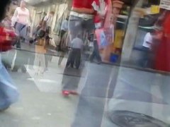 Smart and clever has a street candid video