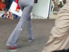 Smart and clever has a street candid video