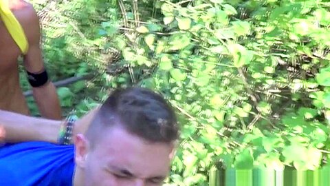 Snekaer submission in forest cruising by badboy - BadBoysFuckers