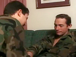 Soldier Step daddy and young Twink