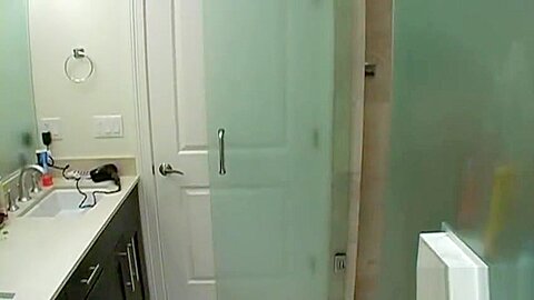 Solo wanking guy pleasure after showering