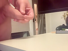 Sounding And Jack Off On My Desk