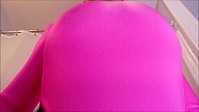 Spandex Angel - Sexy pink leotard 2