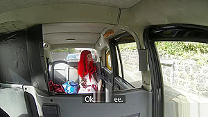 Spex british babe slammed by taxi driver