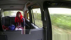 Spex british babe slammed by taxi driver