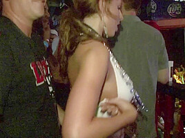 Spring Break Club Girls Flashing and Upskirt