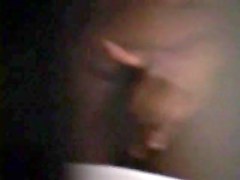 Spying on black girl