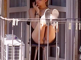Spying on neighbour - upskirt
