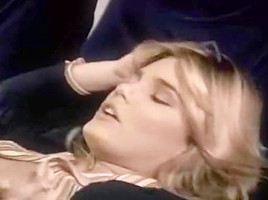 Stacey Donovan, Paul Thomas in retro porn clip featuring sex with a stewardess