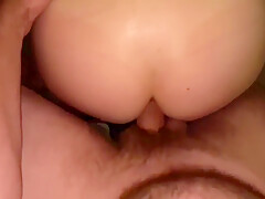 Step Sister Rides Big Cock Butt In Oil Cum On Pussy Danakiss
