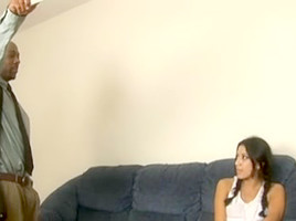 Step daddy and hot girl enjoy interracial sex session