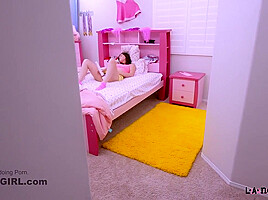 Stepdaughter Caught In Act By Stepdaddy