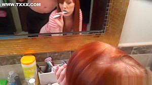 Stepdaughter Krystal Gets Slammed By Her Pa