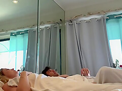 Stepmom And Stepson Have To Share A Bed
