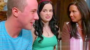 Stepmom Veronica Avluv Horny Threesome In The Living Room