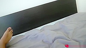 Stepsis getting stepbros hot cock after a hot playing with her clit!