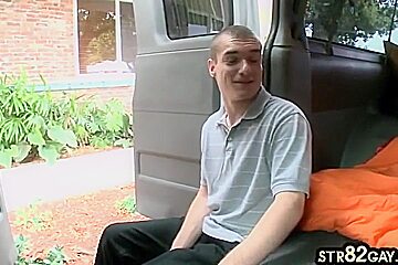Straight Picked Up Guy Fucking Twink Till Cumshot In Van