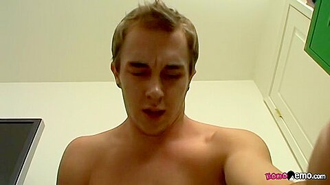 Straight Uncut Jock Tastes His Load - Kelly Cooper - HomoEmo