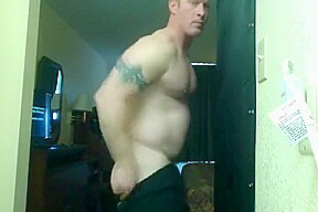 Straight ginger hung muscle gloryhole