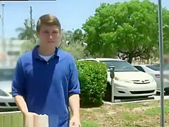 Straight guys serviced by gay in secret cam