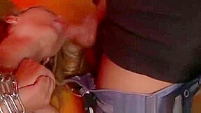 Submissive Blonde With Redneck
