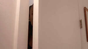 Submissive teen 18+ gagging while riding