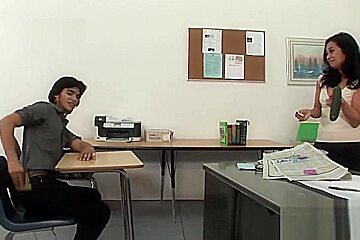 Suckee fuckee session with a hot Asian teacher