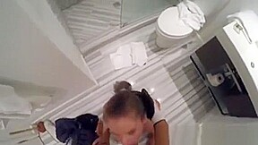 Sucking teen 18+ Guzzles Cum