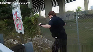 Suspicious dude gets pulled over and taken by horny milf cops