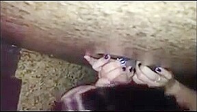 Swinger wife sucks and fucks in the gloryhole