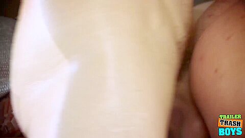 TRAILERTRASHBOYS Bottom Jock Barebacked By Hung Top Isaac X