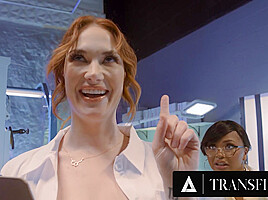 TRANSFIXED - DOLLS Khloe Kay & Zariah Aura Get Caught Fucking By Horny Scientist Avery Jane!