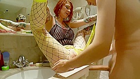 Tallulah gets assfucked in her bathroom