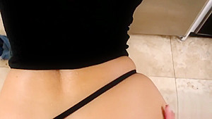 Tattooed slut sucking pov